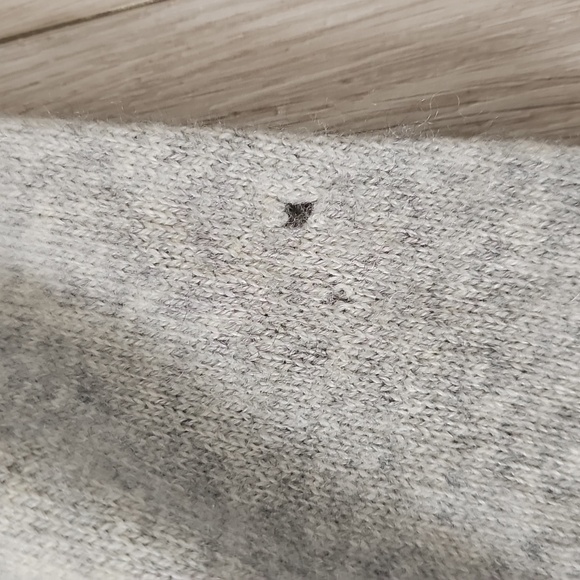 Burberry Blue Label 6' Cashmere Scarf With Tassels *Multiple Holes - Read - Picture 7 of 13